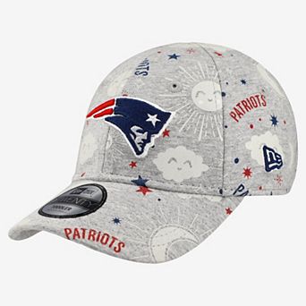 Toddler New Era Heather Gray New England Patriots Sky 9TWENTY Adjustable Hat
