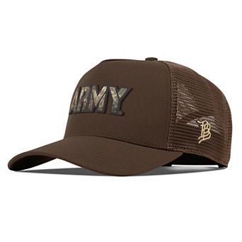 Unisex Branded Bills Brown Army Black Knights Timber Camo Trucker Adjustable Hat