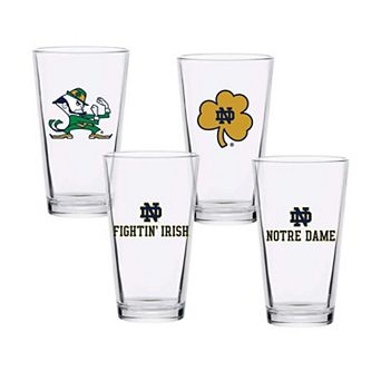 Notre Dame Fighting Irish 16oz. Collector Pint Glass Four-Piece Set