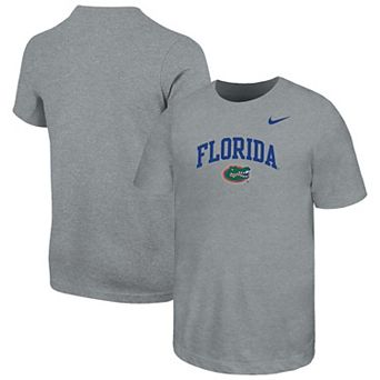 Youth Nike Gray Florida Gators Arched Name Drop T-Shirt