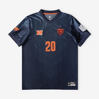 Men's Fanatics Navy Chicago Bears Football x Football V-Neck Fan Top