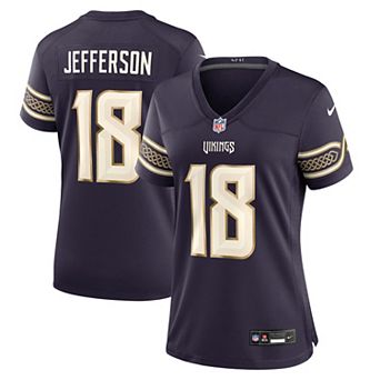 Women's Nike Justin Jefferson Purple Minnesota Vikings 2026 Rivalries Collection Game Jersey