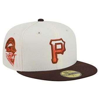 Men's New Era Natural/Brown Pittsburgh Pirates Pumpkin Spice 59FIFTY Fitted Hat