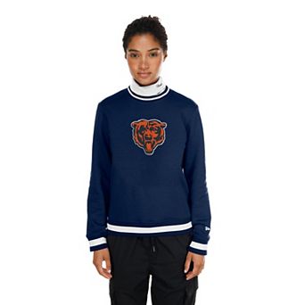 Women's New Era Navy Chicago Bears Sport Classics Turtleneck
