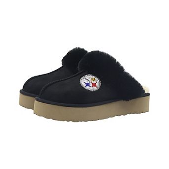Unisex FABGATING by Cuce Black Pittsburgh Steelers Team Color Slipper Boots