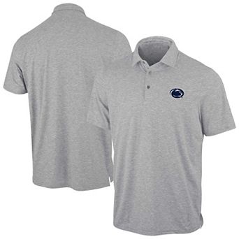 Men's Antigua Heather Gray Penn State Nittany Lions Static Polo