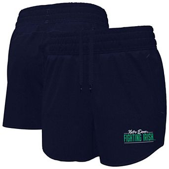 Women's Under Armour Navy Notre Dame Fighting Irish Flex Woven Shorts