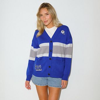 Women's KadyLuxe Blue Dallas Cowboys Vinti Cardigan