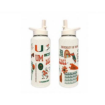 The Memory Company Miami Hurricanes 34oz. Bling Quencher Bottle