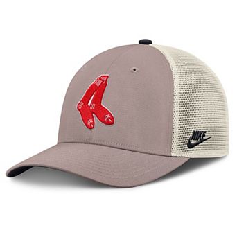 Men's Nike Khaki Boston Red Sox Rise Adjustable Trucker Hat