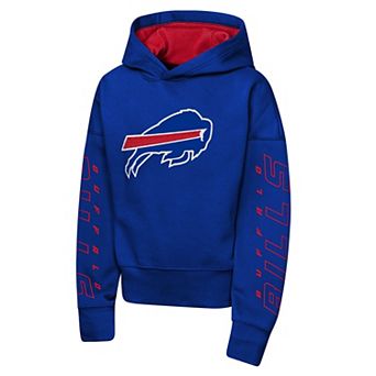 Girls Youth Outerstuff Royal Buffalo Bills Miss Tailgate Color Block Hoodie