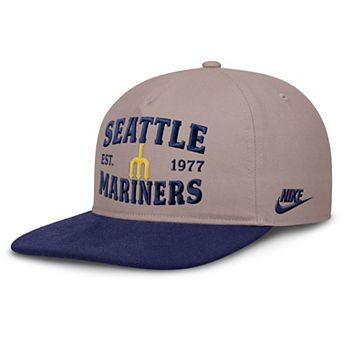 Men's Nike Light Brown/Blue Seattle Mariners Pro A-Frame Adjustable Hat