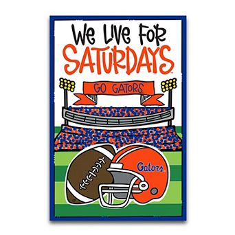 "Florida Gators We Live For Saturdays 12"" x 18"" Garden Flag"