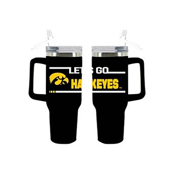 The Memory Company Iowa Hawkeyes 40oz. Stainless Steel Team Color Tumbler with Flip Straw