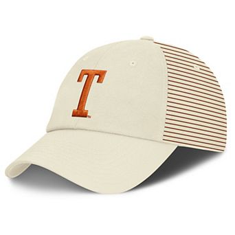 Men's Nike White Texas Longhorns Vault Logo Striped Club Adjustable Hat