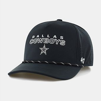 Men's '47 Black Dallas Cowboys Vault Hitch Snapback Hat