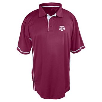 Men's Big and Tall Profile Maroon Texas A&M Aggies Color Block Panel Polo