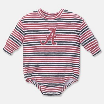 Newborn & Infant ZooZatz Crimson Alabama Crimson Tide Cozy Fleece Bodysuit