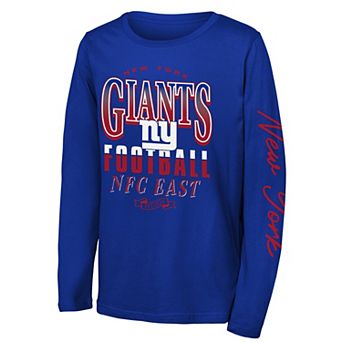Youth Outerstuff Royal New York Giants Real Ones Long Sleeve T-Shirt