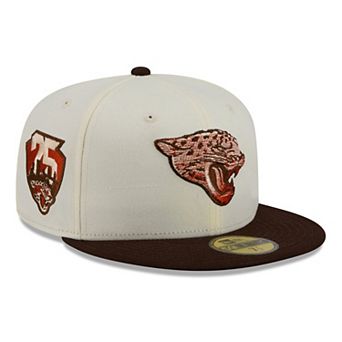 Men's New Era Cream/Brown Jacksonville Jaguars Pumpkin Spice 59FIFTY Fitted Hat
