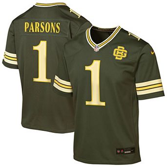 Youth Nike Micah Parsons Green Green Bay Packers 2026 Rivalries Collection Game Jersey