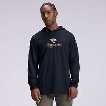Men's Nike Black Jacksonville Jaguars 2026 Rivalries Collection Sideline Lightweight Hooded Long Sleeve Top