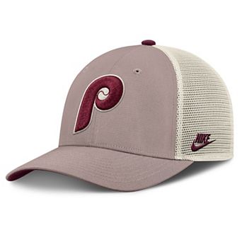 Men's Nike Khaki Philadelphia Phillies Rise Adjustable Trucker Hat