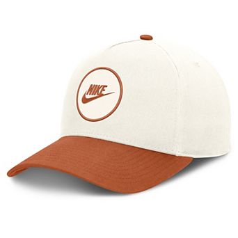 Unisex Nike White/Texas Orange Texas Longhorns Rise Side Logo A-Frame Adjustable Hat