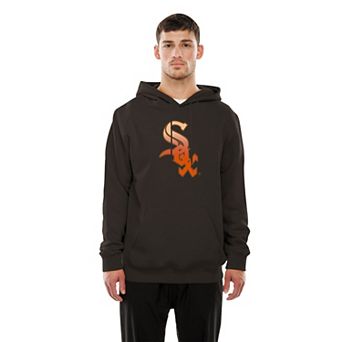 Men's New Era Brown Chicago White Sox Gradient Monogram Pullover Hoodie