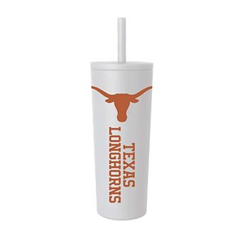 Texas Longhorns 24oz. No Spill Straw Tumbler
