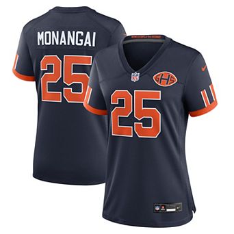 Women's Nike Kyle Monangai Navy Chicago Bears 2026 Rivalries Collection Game Jersey
