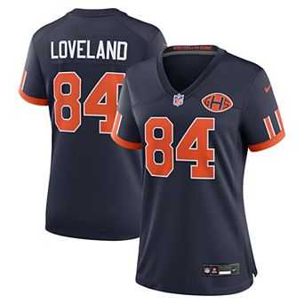 Women's Nike Colston Loveland Navy Chicago Bears 2026 Rivalries Collection Game Jersey