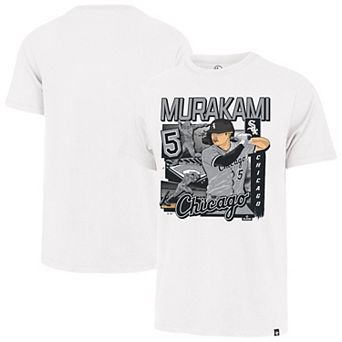Men's '47 Munetaka Murakami White Chicago White Sox Field Mark Franklin T-Shirt
