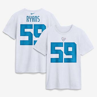 Men's Nike DeMeco Ryans White Houston Texans 2026 Rivalries Collection Player Name & Number T-Shirt