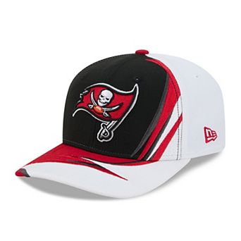 Men's New Era Black/White Tampa Bay Buccaneers Fan 9SEVENTY Adjustable Hat