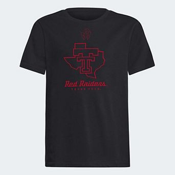 Youth adidas Black Texas Tech Red Raiders Strategy Pack T-Shirt
