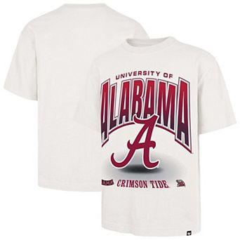 Men's '47 Cream Alabama Crimson Tide Team Flex Foundation T-Shirt