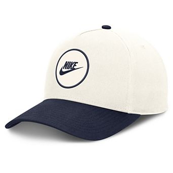 Unisex Nike White/Navy Arizona Wildcats Rise Side Logo A-Frame Adjustable Hat