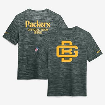 Men's Nike Green Green Bay Packers 2026 Rivalries Collection Sideline Velocity T-Shirt