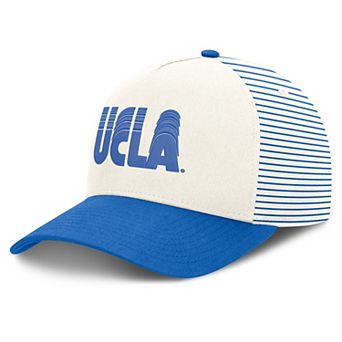 Unisex Nike White/Blue UCLA Bruins Vault Striped A-Frame Rise Adjustable Hat