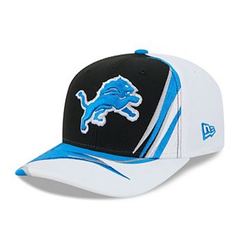 Men's New Era Black/White Detroit Lions Fan 9SEVENTY Adjustable Hat