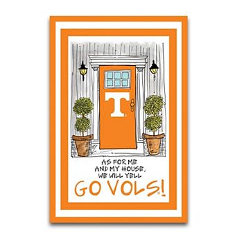 Tennessee Volunteers As For Me 12" x 18" Garden Flag