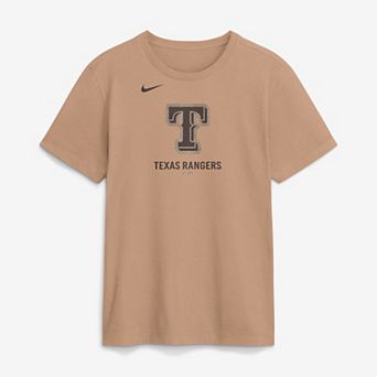 Men's Nike Tan Texas Rangers Fashion Cotton T-Shirt