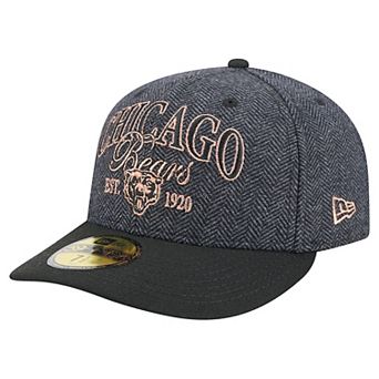 Men's New Era Black Chicago Bears Faux Wool 59FIFTY Fitted Hat