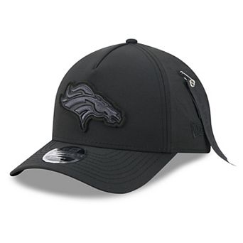 Men's New Era x Alpha Industries Black Denver Broncos A-Frame 9FORTY Adjustable Hat