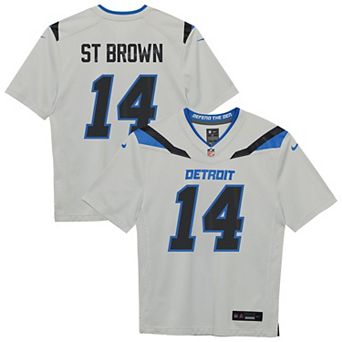 Toddler Nike Amon-Ra St. Brown Silver Detroit Lions 2026 Rivalries Collection Game Jersey