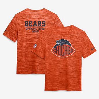 Men's Nike Orange Chicago Bears 2026 Rivalries Collection Sideline Velocity T-Shirt