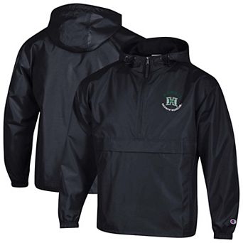 Men's Champion Black Hawaii Rainbow Warriors Embroidered Packable Jacket