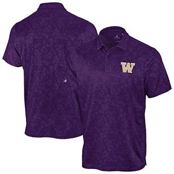 Men's Antigua Purple Washington Huskies Lush Polo