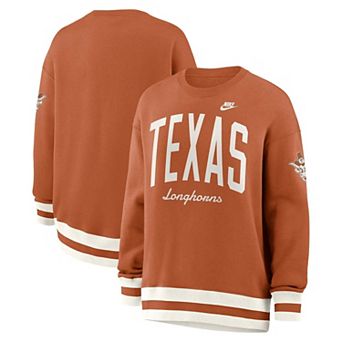 Women's Nike Texas Orange Texas Longhorns Oversized Legacy Arch Phoenix Sweatshirt